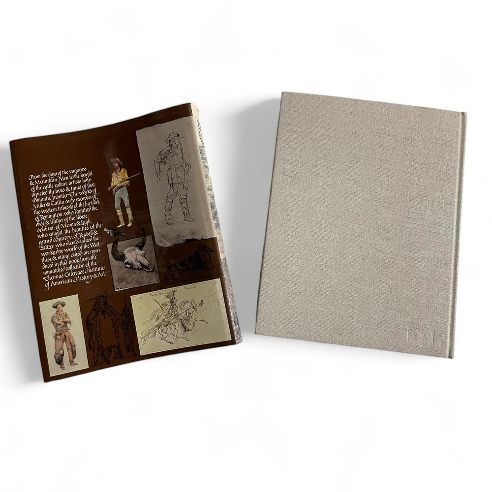 Vintage Hardcover Book - The Art of the Old West, Western Art